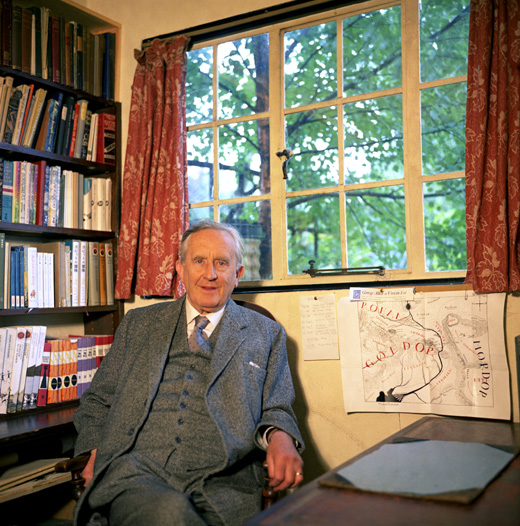 j-r-r-tolkien-in-his-study-with-a-map-of-middle-earth